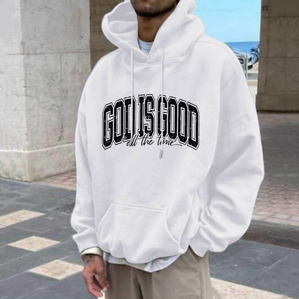 WILLBEST Sudaderas para Hombre, Otoño e Invierno, Talla Grande, sin Capucha, Moda, Prenda Superior, Sudadera De Gran Tamaño con Cuello Redondo Chica