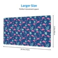 thumbnail image 2 of Naloa Plants And Flamingos Gaming Mouse Pad Large Mouse Mat Long Extended Desk Pad Non-Slip Rubber Mice Pads Stitched Edges Thin Pad (16x29.5 Inch), 2 of 8
