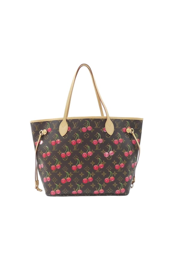 Pre-Owned Louis Vuitton Monogram Cherry (LV x TM) Neverfull MM M13263 Handbag