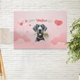 thumbnail image 2 of Happy Valentine's Day Great Dane holding flowers Horizontal Matte Canvas Poster Danes Dog Lover Gifts Wall Art Home Decor - 3005, 2 of 5