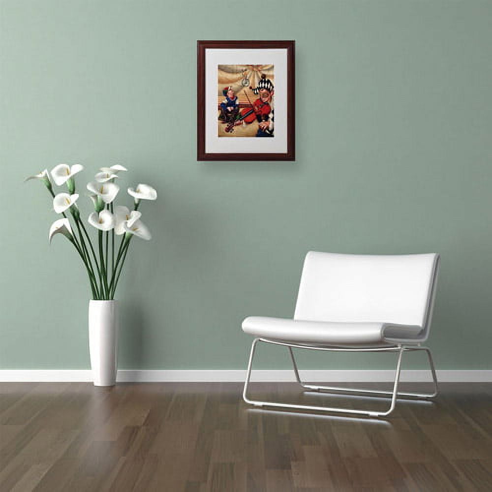Trademark Fine Art "Calandurim" Canvas Art by Edgar Barrios, Wood Frame