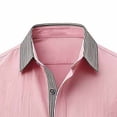 thumbnail image 5 of Guluxicc Golf Shirts for Men Button Down Long Sleeve Shirts with Pocket Classic Fit Summer Vacation Casual Outfit, 5 of 5