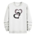 thumbnail image 5 of PNTUTB Men's Casual Crew Neck Long Sleeve Fashion Valentine's Day Print Pullover Comfortable Loose Sweatshirts, 5 of 6