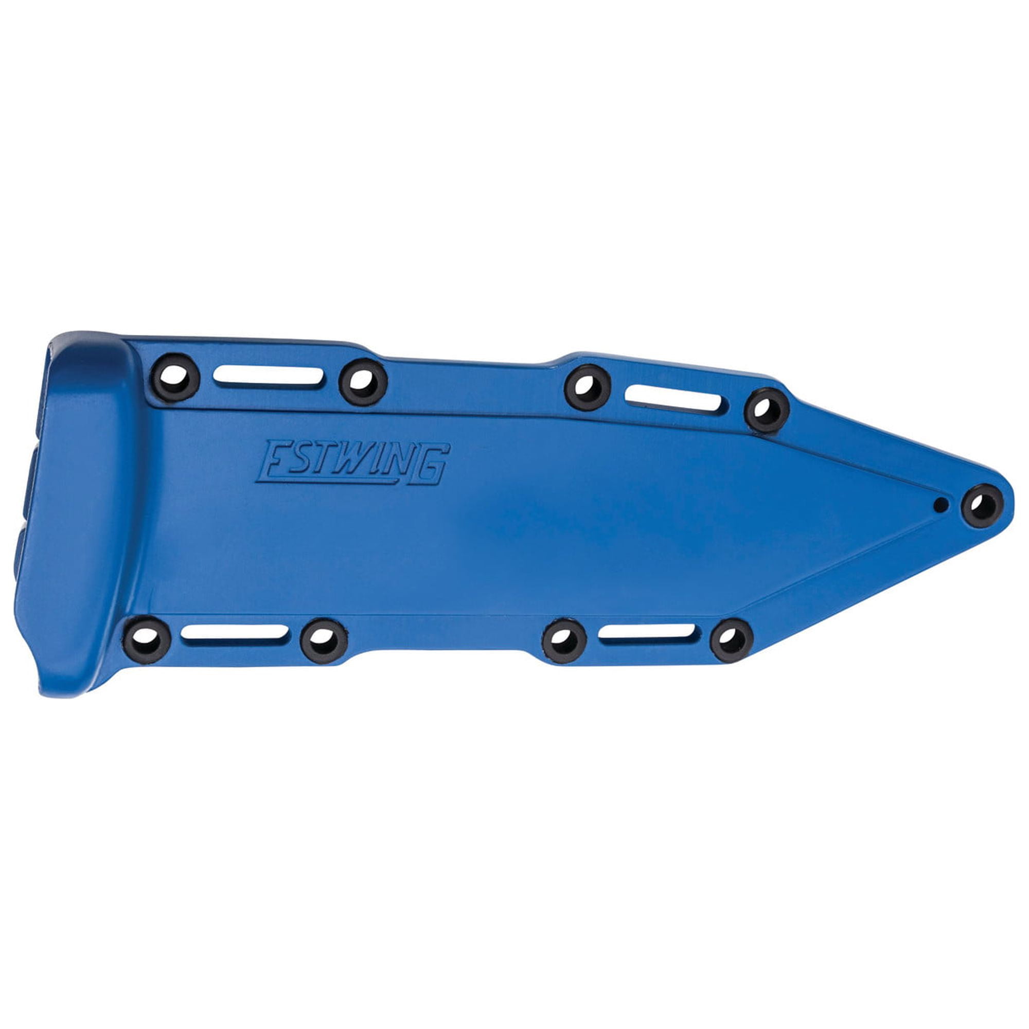 Estwing 42440 5.5 in Long Fixed Blade Tanto Point Hunting / Outdoor Knife, Blue/Yellow