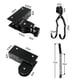 thumbnail image 3 of Polea de elevación de bicicleta para garaje, soporte colgante de bicicleta de alta resistencia, Universal para la mayoría de tipos de bicicleta, negro Macarena soporte de elevación de bicicletas para montaje en techo, 3 of 8