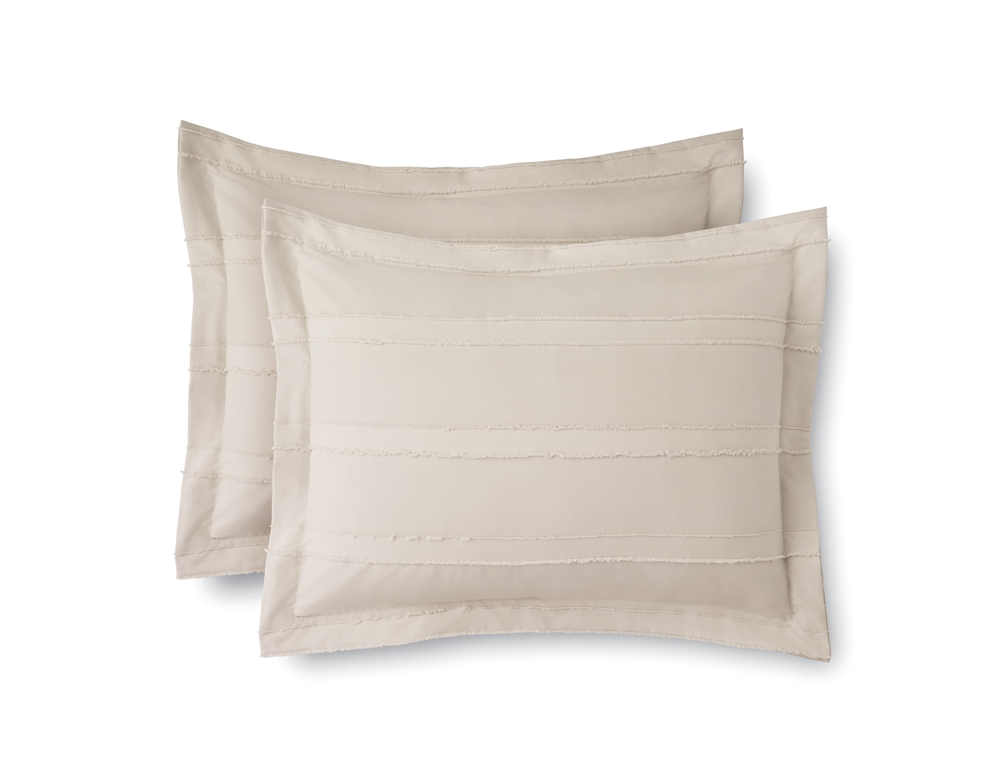 Mainstays 10 Piece Tan Stripe Bed in a Bag Comforter Set with Sheets, Queen