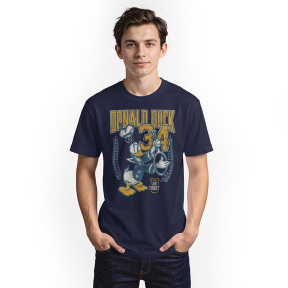 Mens Mickey & Friends Distressed Donald Duck 34 T Shirt