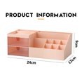 thumbnail image 2 of Caja organizadora de tocador para cosméticos/maquillaje, minialmacenamiento de escritorio para suministros de oficina, mostrador o tocador de baño, 24*12*9cm, 2 of 5