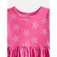 thumbnail image 2 of Wonder Nation Baby and Toddler Girls' Play Dress with Long Sleeves, Sizes 0M-5T, 2 of 3