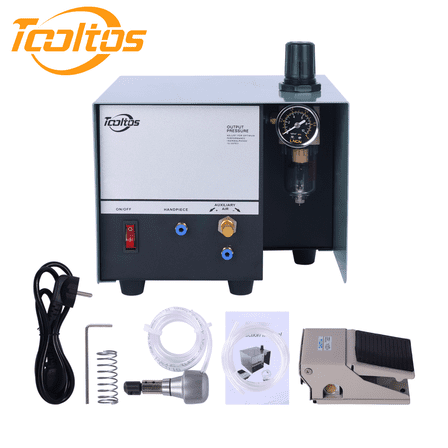 TOOLTOS Jewelry Pneumatic Engraving Machine - 1400 RPM Adjustable Speed,  Single-Ended Graver Tool for Jewelry Crafts & Iron Wrought