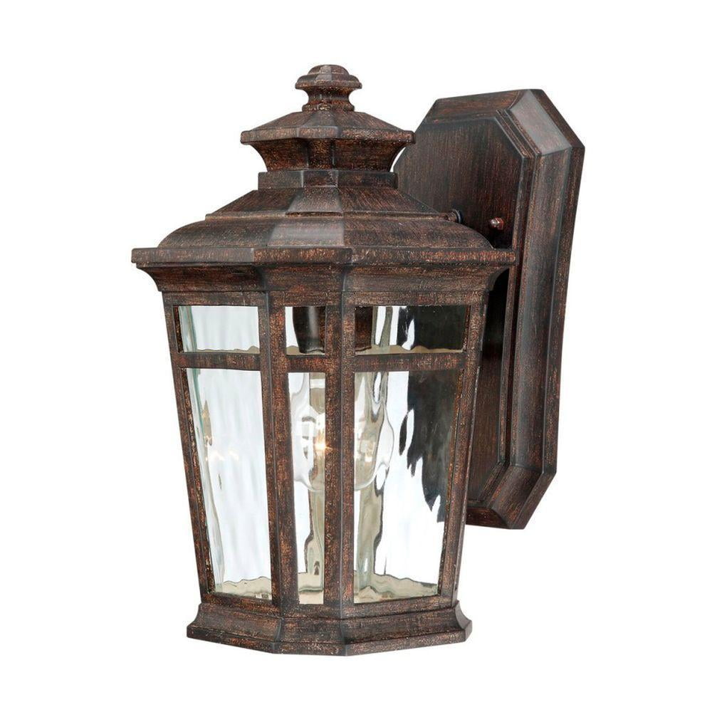 Home Decorators Waterton 1Light Dark Ridge Bronze Outdoor Wall Mount
