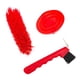 thumbnail image 5 of Kit de aseo para caballos de 3 piezas, cepillo profesional diario para cascos de caballos de exhibición Rojo, 5 of 9