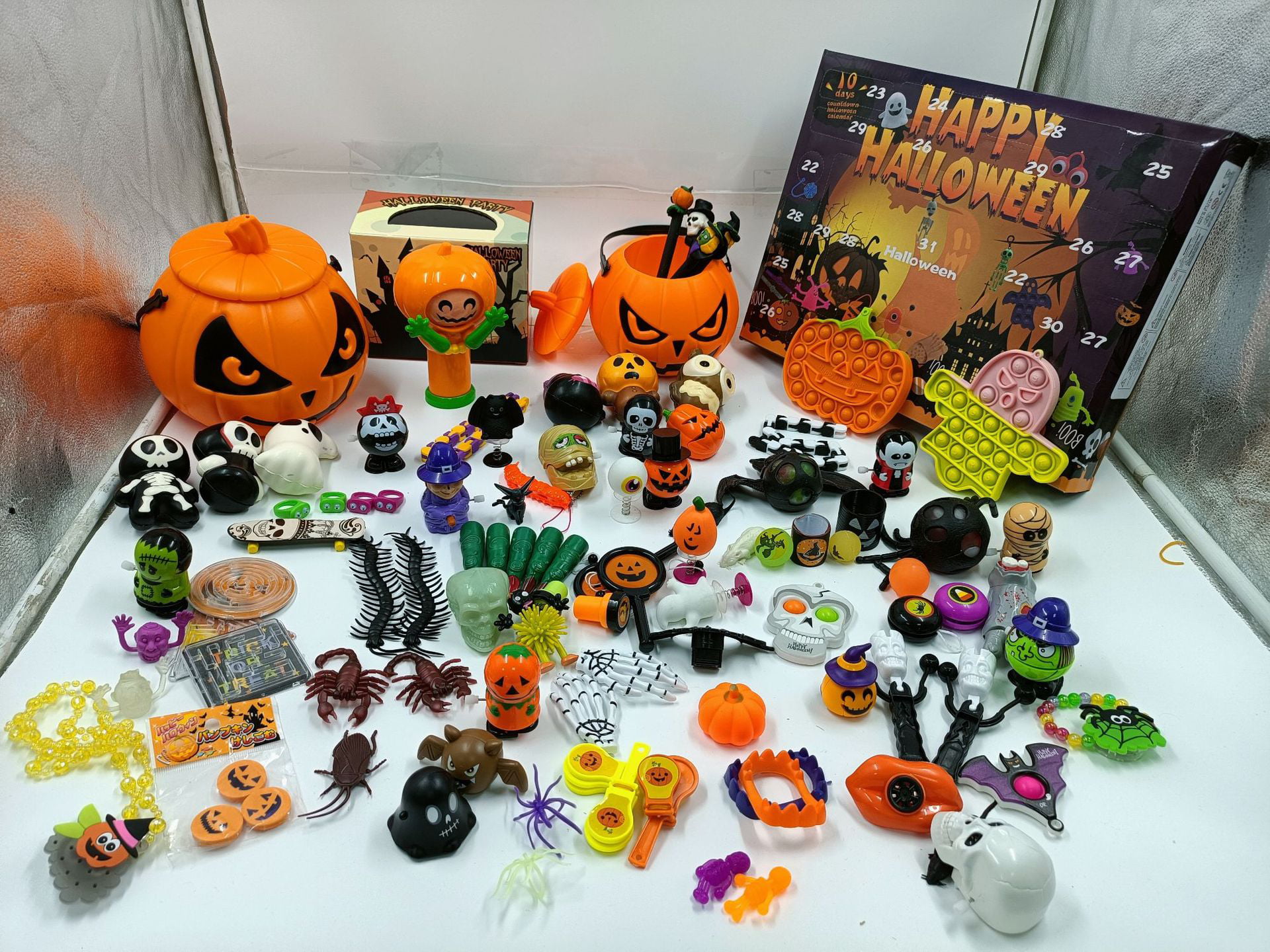 Mystery Fidget Toys Pack Set Pack Anti Stress Halloween Calendrier de  l'Avent Antistress Pop Figet Toy Pack Enfants Cadeau d'anniversaire 2022