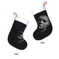 thumbnail image 3 of Halloween Michael Myers Christmas Stocking Xmas Candy Gift Bag Fireplace Hanging Stocking Ornaments Party Home Christmas Tree Decorations Plush Stocking Holders, 3 of 8