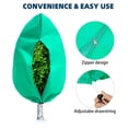 thumbnail image 4 of Plant Covers Freeze Protection 4 Pack, Frost Covers with Zipper & Drawstring (31.5" x 47.3") - Winter Plant Protection for Outdoor Shrubs, Trees, & Plants, 4 of 7