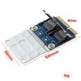 thumbnail image 4 of 3X 2 SSD HDD for Laptop Dual - SD SDHC SDXC TF to Mini PCIe Memory Card Reader MPCIe to 2 Mini-Sdcards Adapter, 4 of 5