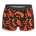 thumbnail image 4 of Goofa Red Hot Chili Printed Men's Boxer Briefs Underwear, Moisture-Wicking Underwear, Trunk,Soft and Breathable Cotton Underwear-Medium, 4 of 9