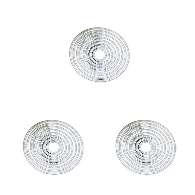 Xingzhi Embossing Die Mold Round DIY Art Scrapbooking Craft Paper Card Making Stamper Frame Stencil Album Mould 1 3Set