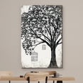 thumbnail image 3 of HFDF Canvas Prt Wall Art Black & White Tree on Rustic Background with Bird Cages Nature Plants Digital Art Modern Art Rustic Dramatic Dark Duotone for Livg Room, Bedroom, Office - 8x10inch Unframed, 3 of 6