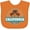 Orange, variant on Inktastic Huntington Beach California Boys or Girls Baby Bib