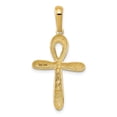 thumbnail image 4 of 14k Yellow Gold Ankh Cross Pendant for Men and Women Polished Minimal Design Egyptian Style Religious Necklace Spiritual Jewelry Symbol of Faith Timeless Unisex Gold Pendant, 4 of 6