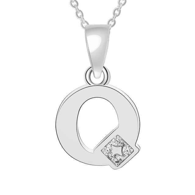 Hot6sl Ofertas Del Día Collar y Colgante de Cadet y Nombre y 26 Letras En Inglés, Moda para Mujer
