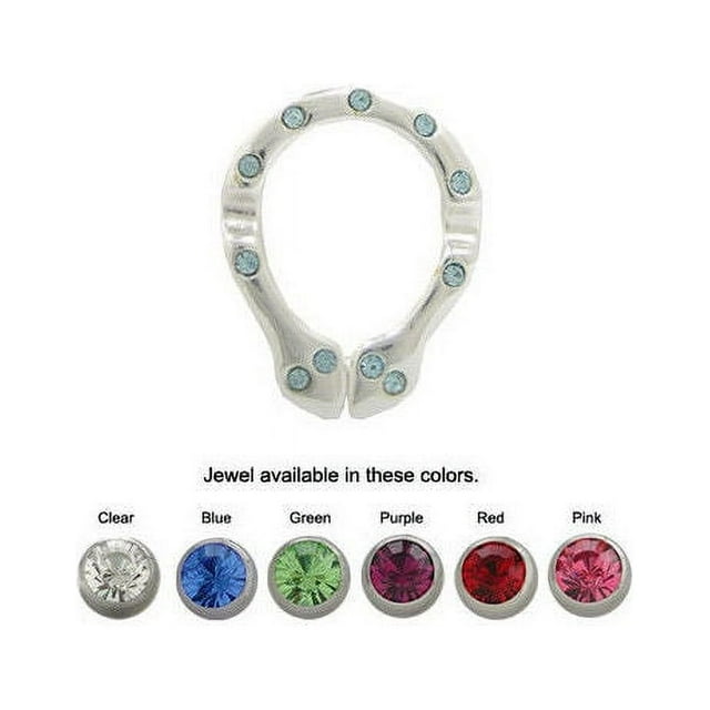 Nipple Shield Snake with CZ Jewels - 6 Colors Available