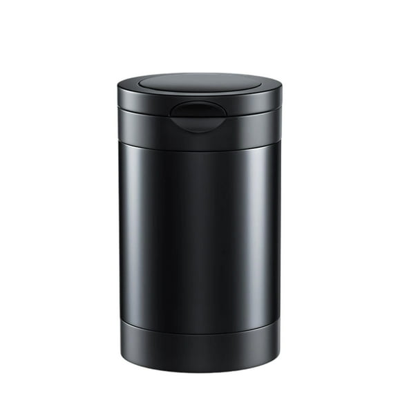 Car Ashtray for Vehicles, Universal with Lid, Anti-Scatter Design, Durable Metal, Interior Ash Storage Accessory