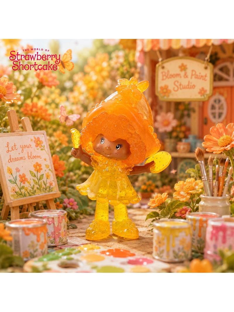 TLS TOY Vintage Strawberry Shortcake Figure - ORANGE BLOSSOM RARE