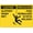 Warning Sign 4, variant on Caution Slippery When Wet Icon Reflective Aluminum Sign 12 x 8 Inches - UV Protected, Waterproof, Weatherproof, Fade Resistant, 4 Pre-Drilled Holes