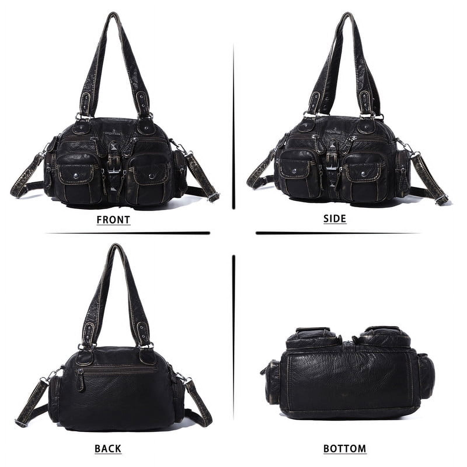 Angel Kiss Small Hobo Purses for Women Soft Vegan Leather Shoulder Bags with Crossbody Adjustable Strap