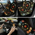 thumbnail image 2 of Jeiento Ladybug Car Seat Covers Full Set with Steering Wheel Cover Safe Belt Pads Coasters Center Console Cover Flower Keychain Chapstick Holder 13 PCS Auto Interior Sets, 2 of 8