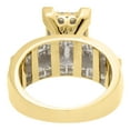 thumbnail image 4 of 10K Yellow Gold Baguette & Round Diamond Rectangle Ladies Engagement Ring 1 Ct., 4 of 5