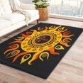 thumbnail image 1 of Retro Sun Rug 6x9 Area Rugs for Bedroom Living Room, Celestial Area Rug, Boho Carpet Machine Washable Non-Slip Large Rug, Soft Low Pile Area Rug, Indoor Decorative Rug W&I51, 1 of 7