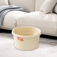 thumbnail image 1 of Bañera de pies, cubo ligero y portátil para baño de pies con puntos de masaje para relajación y pedicura en el hogar. Beige, 1 of 8