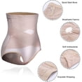 thumbnail image 6 of Women Butt Lifter Shapewear Hi-Waist Double Tummy Control Panty Waist Trainer Body Shaper, 6 of 6