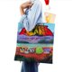 thumbnail image 4 of Angry Birds Mystery Island Bolso de tela con estampado de lienzo para mujer, bolsa de compras reutilizable y estética, con cremallera interior, regalo para mujer,38*45cm., 4 of 6