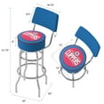 thumbnail image 2 of San Antonio Spurs Hardwood Classics Swivel Bar Stool w/Back, 2 of 6