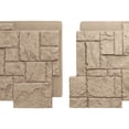 thumbnail image 3 of Ekena Millwork 49"W x 24 1/2"H x 1 1/4"D Castle Rock Stacked Stone, EverStone Faux Stone Siding Panel, Valley Spring, 3 of 9