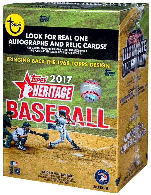 MLB 2017 Topps Heritage Baseball Cards 2017 Topps Heritage Trading Card  Blaster Box 