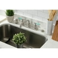thumbnail image 4 of Kingston Brass FB2138CKL Kaiser Double-Handle 8" Centerset Kitchen Faucet, Brushed Nickel, 4 of 7