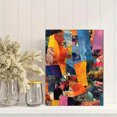 thumbnail image 2 of Abstract Collage Textured Canvas Print, Wall Decor for Living Room Bedroom Office Hotel Apartment Creative Space, 2 of 8