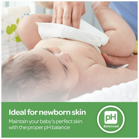Huggies Natural Care Sensitive Baby Wipes, Unscented, 3 Refill Packs (528 Wipes Total)