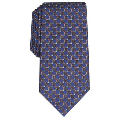 Perry Ellis NAVY Men's Dean Circle Neat Tie, US One Size