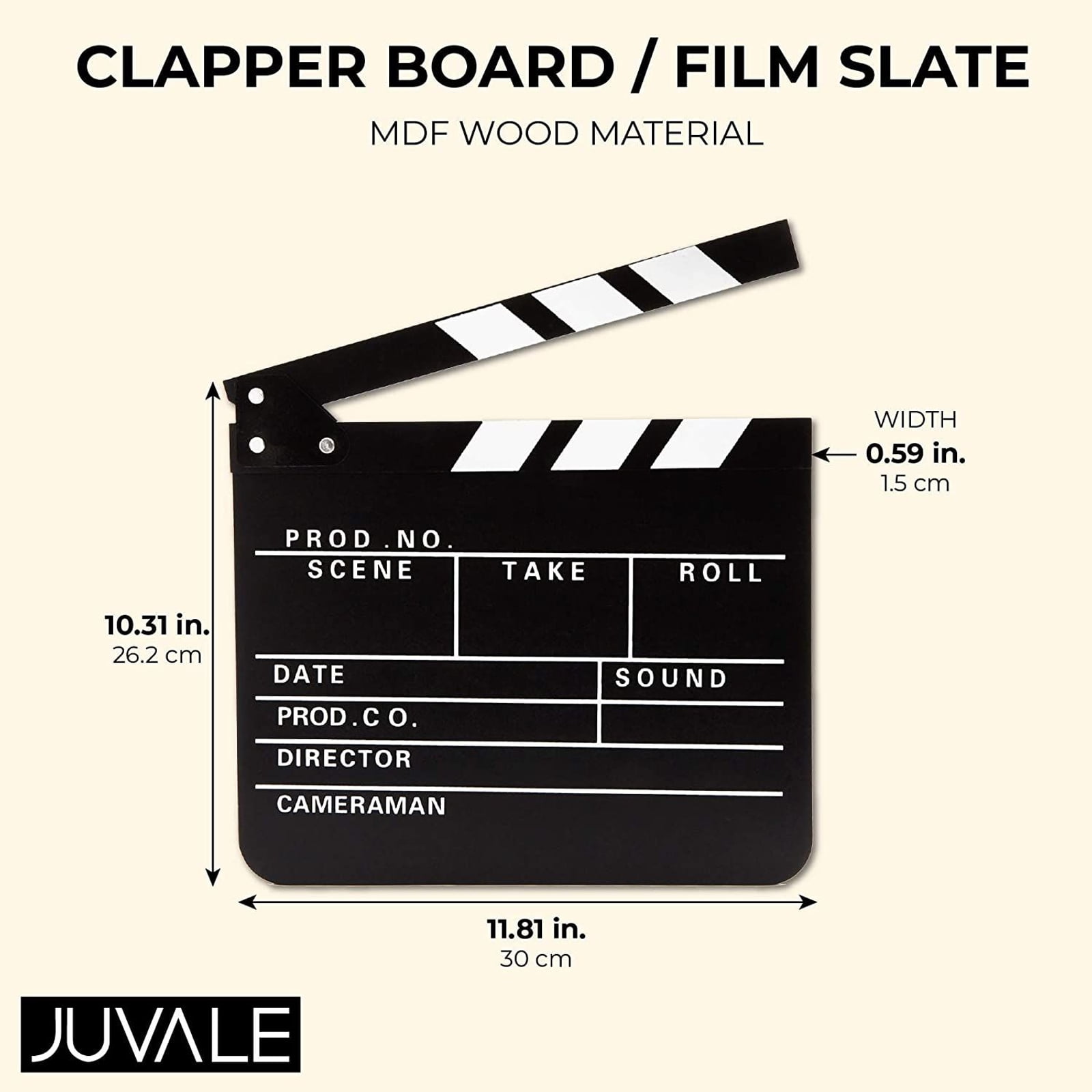 clapper board & film strip