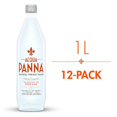 Acqua Panna Natural Spring Water, 33.8 fl oz. Plastic Bottles (12 (Best Kind Of Bottled Water)