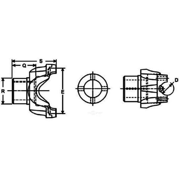 Spicer 3-4-14711-1X FSGR Fits select: 2004-2009 CHEVROLET EXPRESS G3500, 2004-2009 GMC SAVANA