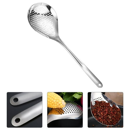 

YSNOOWE Slotted Spoon Colander 1Pcs Simple Design For Kitchen Utensil Draining Water And Serving Food