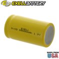 thumbnail image 3 of Exell D Size 1.2V 5000mAh NiCD Button Top Rechargeable Battery, 3 of 7