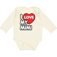 thumbnail image 3 of Inktastic I Love My Mimi Boys or Girls Long Sleeve Baby Bodysuit, 3 of 5